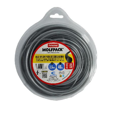 HILO NYLON/ALUM.REDONDO PROF 3,5MM (40M)