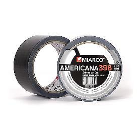 CINTA AMERICANA NEGRA 398 50MM ROLLO 30M