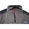 SUDADERA CUELLO CREMALLERA 280GMS/M GRIS-NEGRO T-S