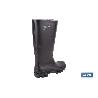BOTA ALTA DE AGUA PVC NEGRA OB FO SR TALLA 39