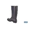 BOTA ALTA DE AGUA PVC NEGRA OB FO SR TALLA 47
