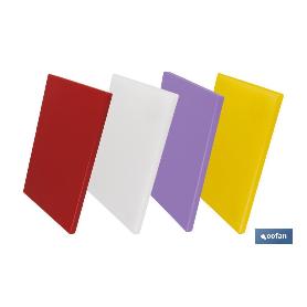 TABLA CORTE  ROJO 50X30X1.5CM MODELO BRESA