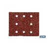 HOJA DE LIJADO LIJADORA ORBITAL 8 AGUJEROS 114 X 140 MM G 120   CAJA 5 UNID.