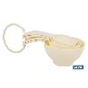 JUEGO DE 4 CUCHARAS MEDIDORAS 60 ML, 80 ML, 120 ML, 240 ML