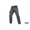 PANTALÓN DE TRABAJO LOKI ELASTANO 215 G/M2 GRIS ANTRACITA TALLA 56