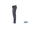 PANTALÓN DE TRABAJO LOKI ELASTANO 215 G/M2 GRIS ANTRACITA TALLA 56