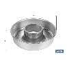 MOLDE ROSCO  ALUMINIO 28CM   CAJA 6 UNID.