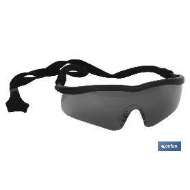 GAFAS SEGURIDAD SPORT OSCURA UV PROTECTION