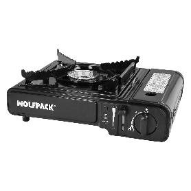 COCINA GAS INOXIDABLE A CARTUCHO CON MALETIN, COCINA PORTATIL, CARTUCHOS GAS 230 GRAMOS. CERTIFICACION EN 17476/202