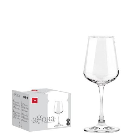 35 CLS COPA VINO BLANCO AGORA DISEÑO ACTUAL - CAJA 6 UNIDADES