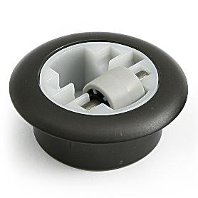 RODILLO GIRATORIA RIDA D54-40 GOMA GRIS  GOMA BLANDA GRIS, CARGA 50KG RUEDA (CAJA 1000)