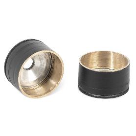 SOPORTE LATERAL MODO ACABADO NEGRO PARA TUBO Ø12 Ø16 Ø19 Ø25 PARA TUBO Ø 19