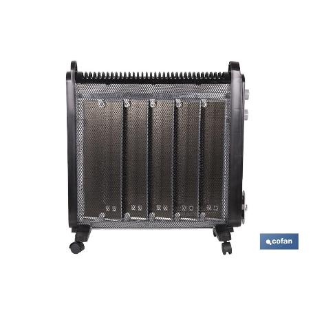 RADIADOR DE MICA NEGRO MODELO ASTANA 2000W