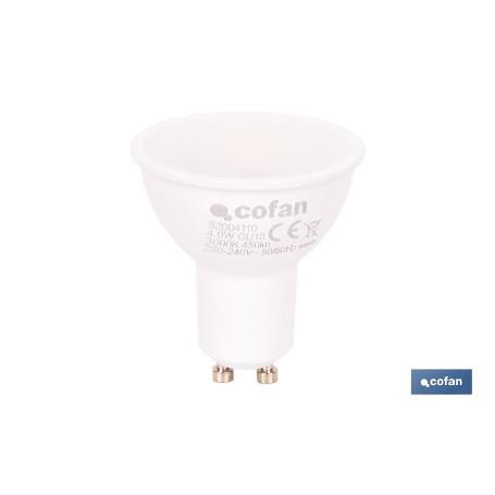 BOMBILLA LED GU10 4.9 W 450 LM 3000 K