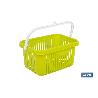 CESTA PARA PINZAS VERDE LIMA 27 X 21 X 14 CM