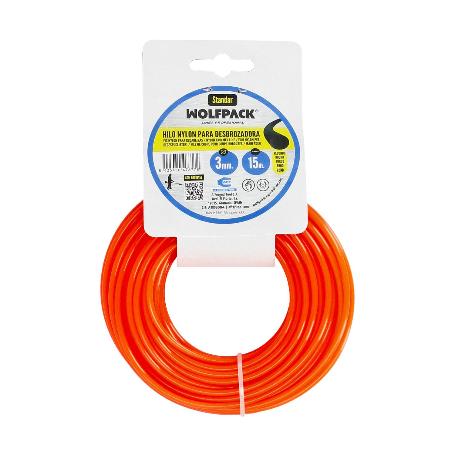 HILO NYLON REDONDO 3,0MM (ROLLO 15MT.)