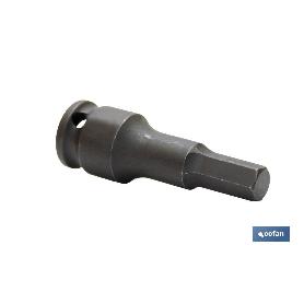 VASO IMPACTO 3/8 HEXAG. MACHO 5 MM