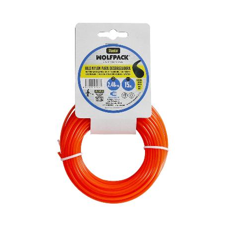 HILO NYLON REDONDO 2,4MM (ROLLO 15MT.)