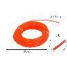 HILO NYLON REDONDO 2,4MM (ROLLO 15MT.)