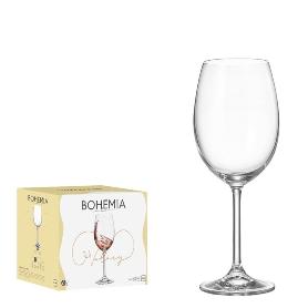 47 CLS COPA VINO CRISTAL FINO BOHEMIA VOLARY - CAJA 6 UNIDADES