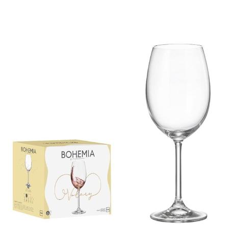 47 CLS COPA VINO CRISTAL FINO BOHEMIA VOLARY - CAJA 6 UNIDADES