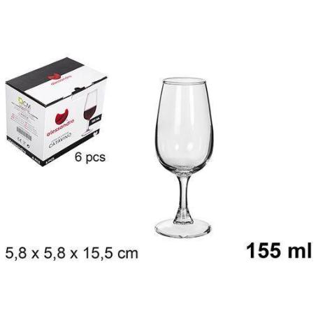15,5 CLS COPA CATAVINO REFORZADO PARA FINOS,OLOROSOS,DULCES - CAJA 6 UNIDADES