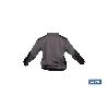 SUDADERA RANGER CUELLO CREMALLERA 280GMS AZUL-NEGRO T-XXL