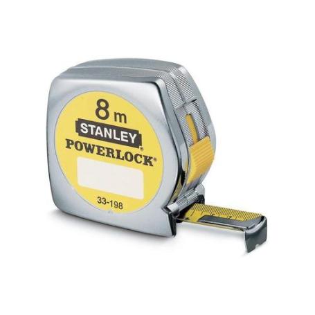 FLEXOMETRO POWERLOCK 8M STANLEY 1-33-198