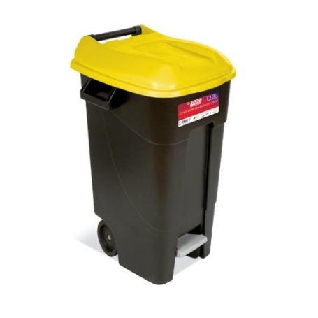 CONTENEDOR ECO TAYG 120 L AMARILLO PEDAL 423017