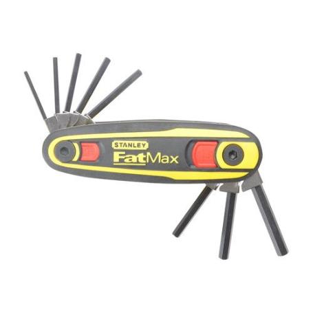 JGO. LLAVES ALLEN NAVAJA 8 PZAS. 0-97-552 STANLEY