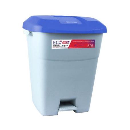 CONTENEDOR ECO TAYG 50L. C/PEDAL -GR/VE 434037