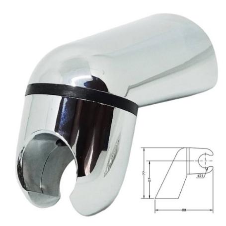 ADF SOPORTE ROCIADOR DUCHA PLASTIC CROMO FIJO GIRATORI GRCOM3004