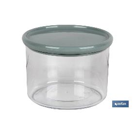 BOTE MULTIUSOS MODELO ALBAHACA VERDE AGUA 500ML 11X8XCM VENTA UNITARIA