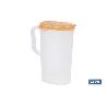JARRA DE AGUA 2L NARANJA  MODELO MANANTIAL 25X19X9.5CM   CAJA 6 UNID.