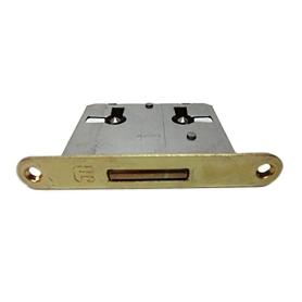 CERRADURA EMBUTIR TEO SIN LLAVES E25 LATONADA (CAJA 20)