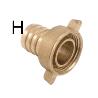 PLUVIA LATON RACOR CONECTOR GRIFO MANGUERA HEMBRA 1 X 2 U A417