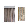 CORTINA DE PUERTA CINTA DUERO 90X210 Nº 2 MIEL-TRASPARENT 11401D