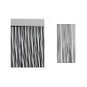 CORTINA DE PUERTA CINTA EBRO 90 X 210 Nº 10 BLANCO-TRANSP 11306D
