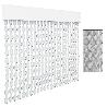 CORTINA PUERTA CORDON ESPIRAL TAMBRE 90 X 210 CRISTAL 20201D