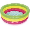 PISCINAS REDONDA INFANTIL 3 ANILLOS COLORES SUMMER 70 X 24 51128