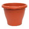 MACETA MEDITERRANEA Ø 40 CM X 32 CMPLASTICO COLOR TERRACOTA