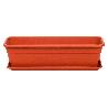 JARDINERA MACETERO RECTANGULAR PLASTICO TERRACOTA EVA 60CM+PLATO