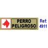PLACA ADH.PERRO PELIPVC 53X165MM 4911 BL FINSTOCK