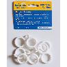 BRIPLAS ANILLAS PARA CORTINA BAÑO TIPO UNIVERSAL 10 U BLANCO 601