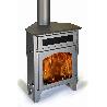 ESTUFA LEÑA RINCON R2+HORNO MAX 11 KW SALIDA VERTICAL 150Ø  600