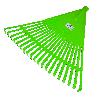 PLUVIA RASTRILLO ESCOBA PLASTICO HF-060 DE 44 X 40 DE 20 DIENTES