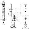 CERRADURA LINCE 5562N        HN/20 MM.