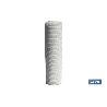 MALLA PLAST. CUADRADA JARDIN 10MM BLANCO 1X25M