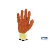 GUANTE LATEX RUGOSO NARANJA TALLA 10   CAJA 12 UNID.