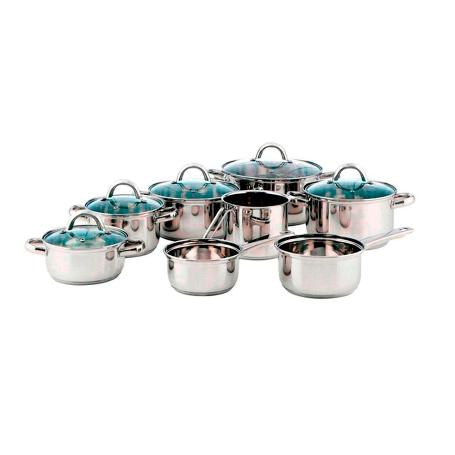 BATERIA TAPA VIDRIO OTAWA 13 ELEMENTOS 8 PIEZAS